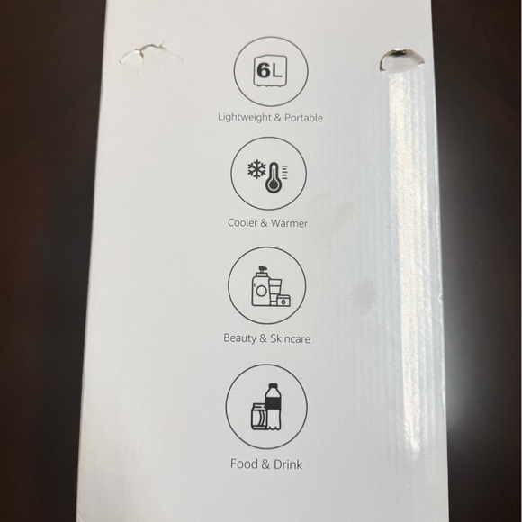 Suavo 6L Mini Fridge White - Picture 2 of 3